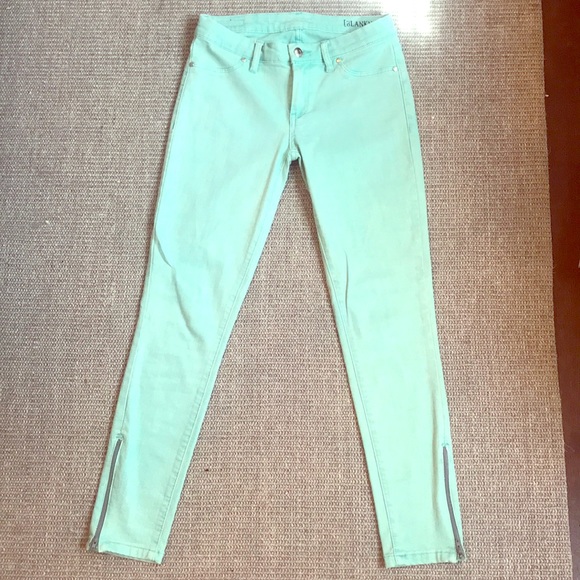 Blank NYC mint green skinny jeans sz 27 - Picture 2 of 6